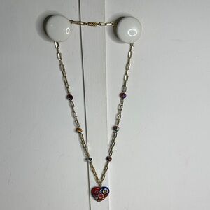 Colorful‎ Heart Pendant Necklace